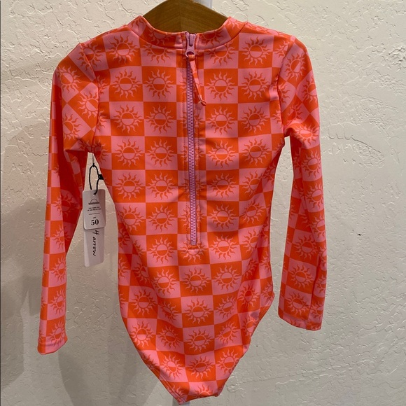 Vibrant Sun Pattern Kids Rashguard - Picture 6 of 7